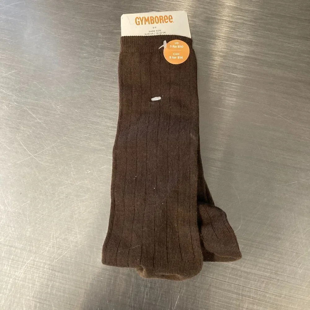 New Gymboree brown knee socks